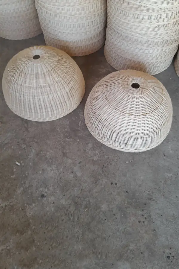 Bambu Rattan Hasır Avize12