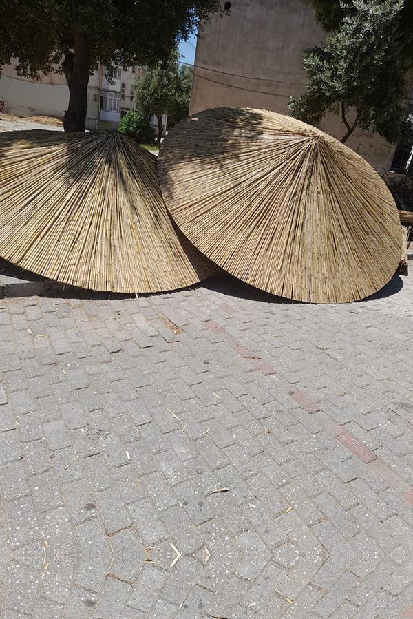 Bütün Kargı Hasır Örgü Şemsiye