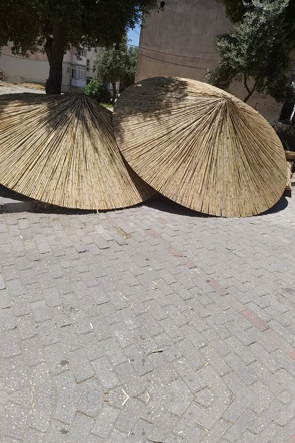 Bütün Kargı Hasır Örgü Şemsiye