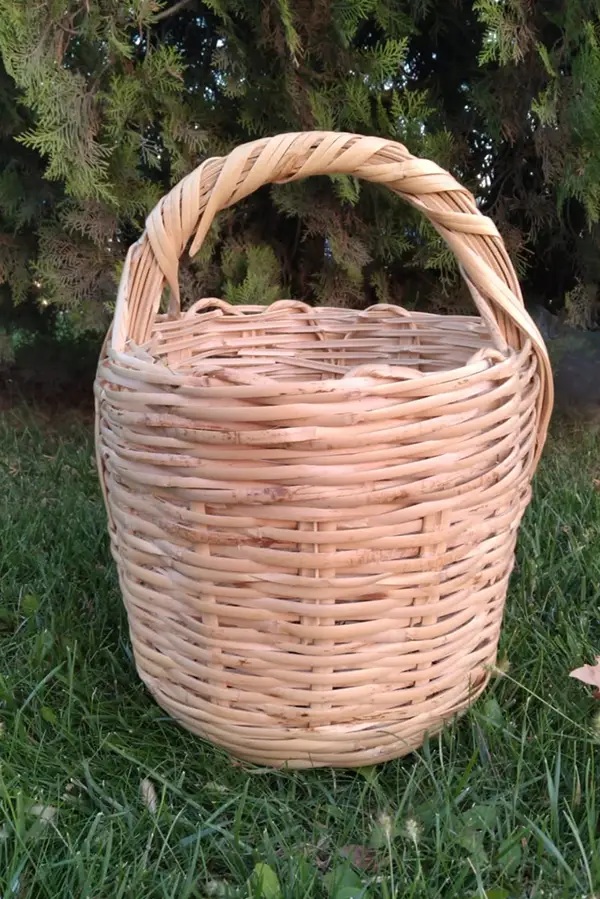 İncir Sepeti Kargı Hasır Örgü 