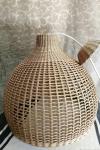 Rattan Bambu Hasır Avize(Dantelli)