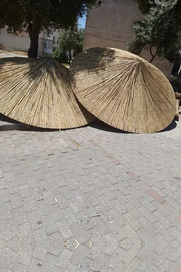 Bütün Kargı Hasır Örgü Şemsiye