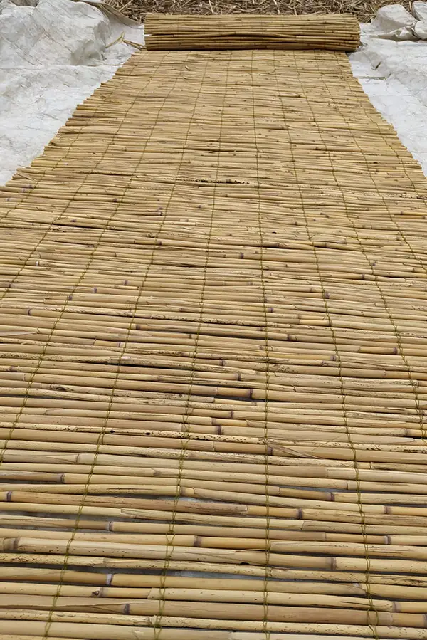 Kamış Hasır Örgü Misinalı (Kabuklu)