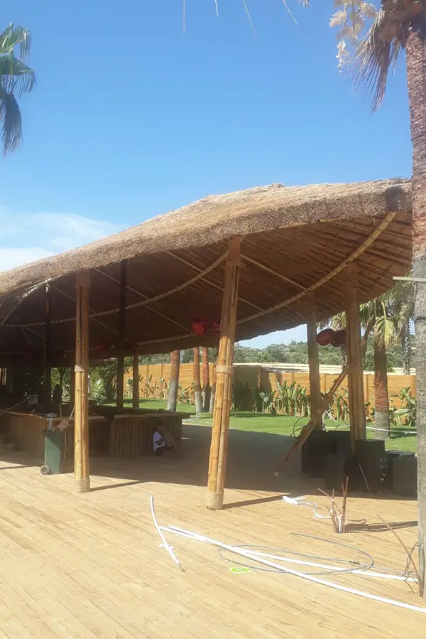 Kirpi Çatı Kaplama Bambu Karışım