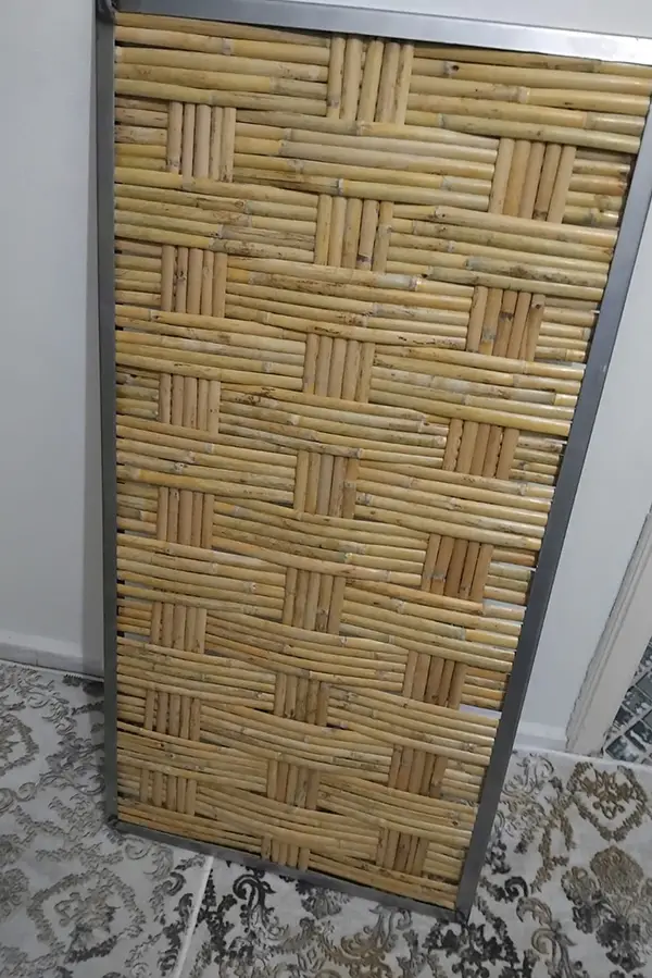 Metal Çerçeveli Hasır Örgü Panel