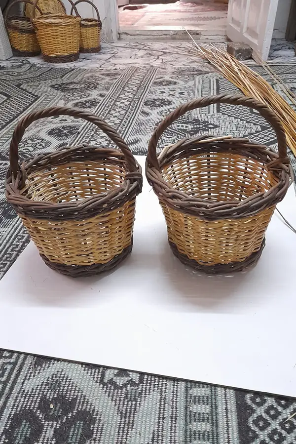 Mini Hasır Kargı Yumurta Sepeti